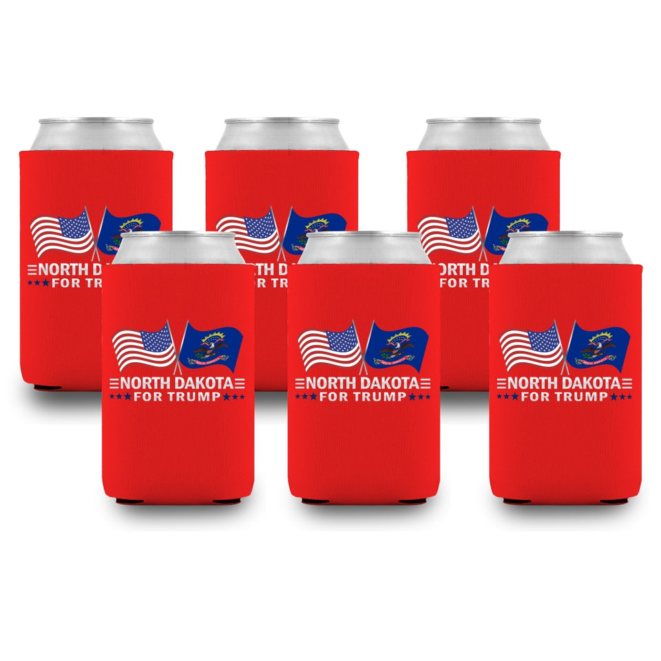 North Dakota For Trump Limited Edition Can Cooler 6 Pack