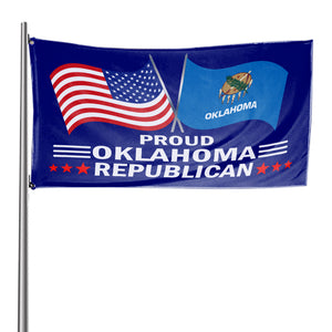 Proud Oklahoma Republican 3 x 5 Flag - Limited Edition Flags