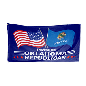 Proud Oklahoma Republican 3 x 5 Flag - Limited Edition Flags