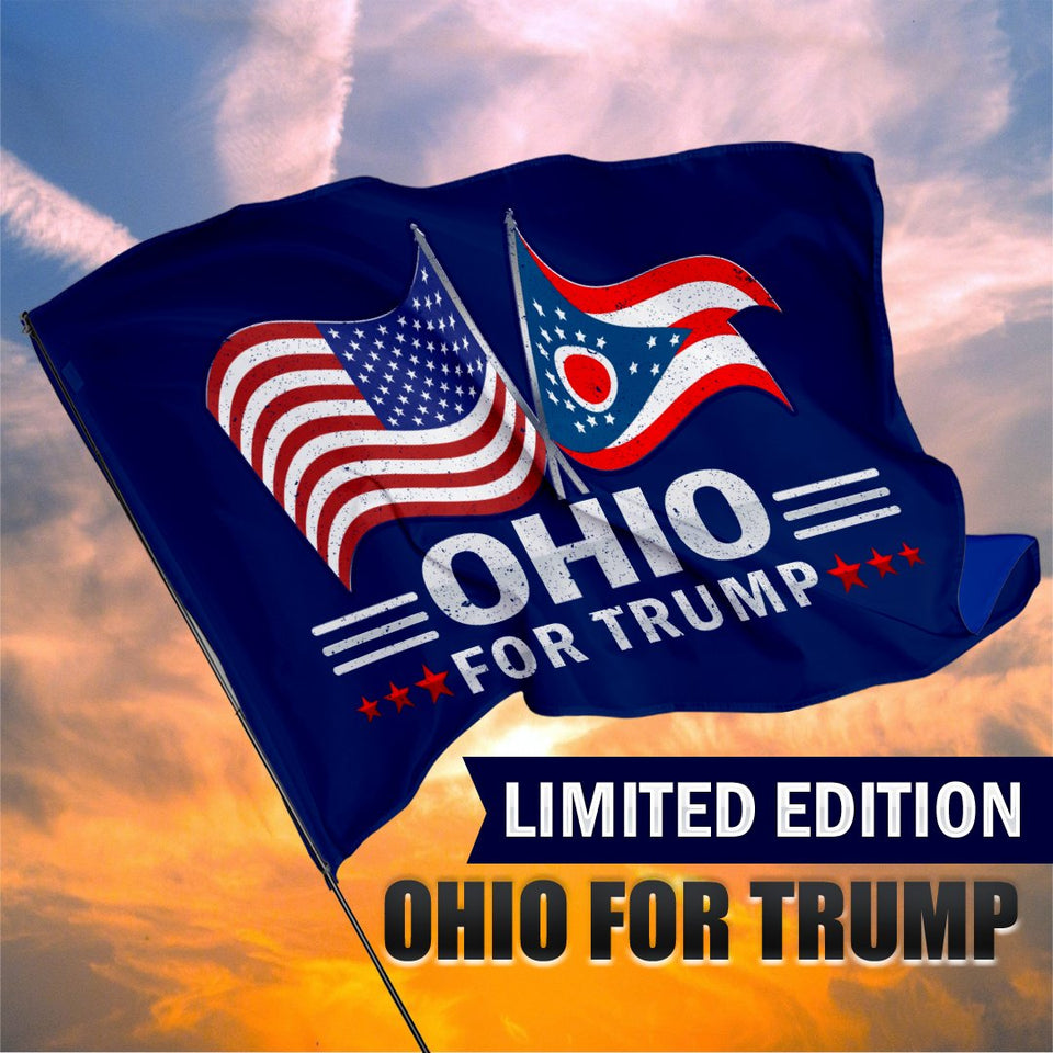 50 States For Trump 3 x 5 Flags - Limited Edition Dual Flags - All States Available