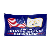 Proud Rhode Island Republican 3 x 5 Flag - Limited Edition Flags