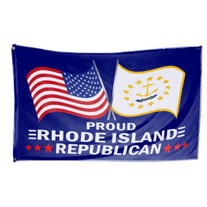 Proud Rhode Island Republican 3 x 5 Flag - Limited Edition Flags