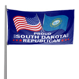 Proud South Dakota Republican  3 x 5 Flag - Limited Edition Flags