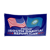 Proud South Dakota Republican  3 x 5 Flag - Limited Edition Flags