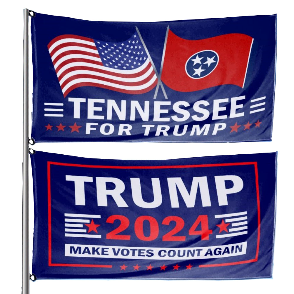 Trump 2024 Make Votes Count Again  Tennessee For Trump x Flag Bun –  Republican Dogs