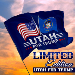Utah For Trump 3 x 5 Flag - Limited Edition Dual Flags