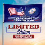 Proud Virginia Republican 3 x 5 Flag - Limited Edition Flags