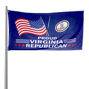 Proud Virginia Republican 3 x 5 Flag - Limited Edition Flags