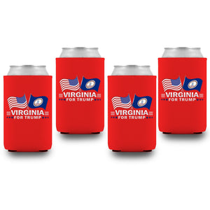 Virginia For Trump Limited Edition Can Cooler 4 Pack