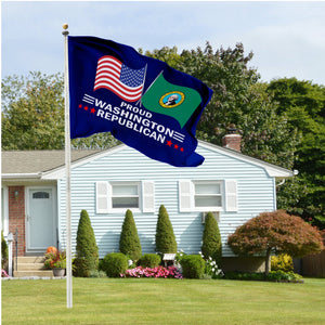 Proud Washington Republican  3 x 5 Flag - Limited Edition Flags