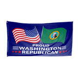 Proud Washington Republican  3 x 5 Flag - Limited Edition Flags