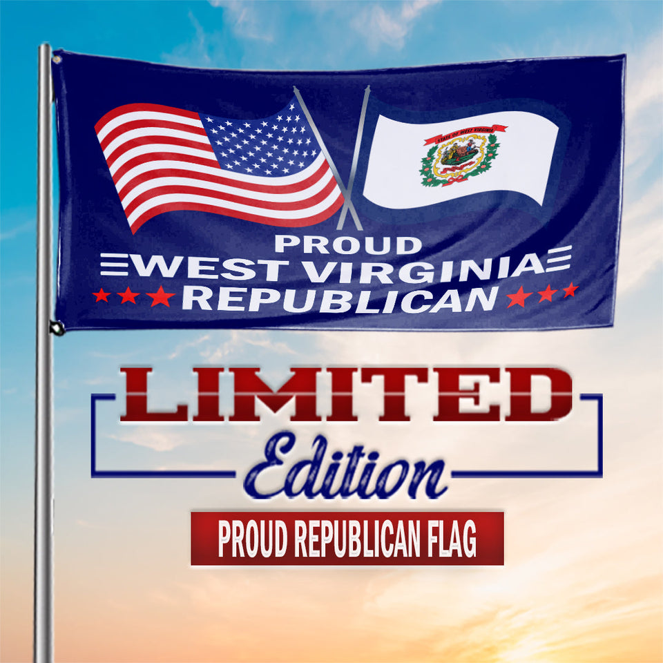 Proud West Virginia Republican 3 x 5 Flag - Limited Edition Flags
