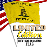 Don't Tread on Colorado 3 x 5 Gadsden Flag - Limited Edition