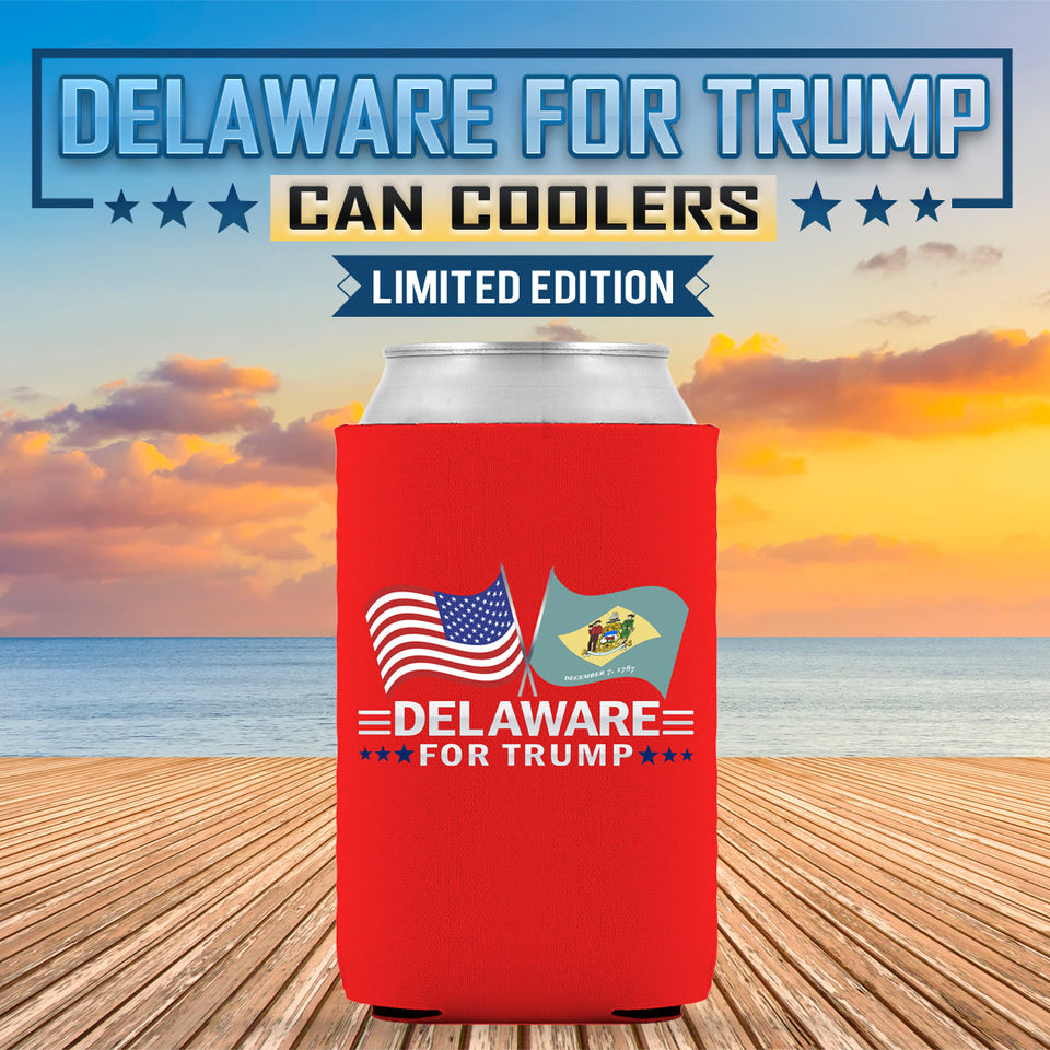 Delaware For Trump Limited Edition Can Cooler