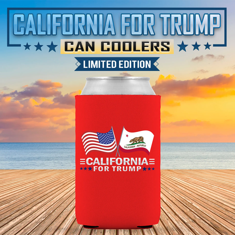 California For Trump Limited Edition Can Cooler