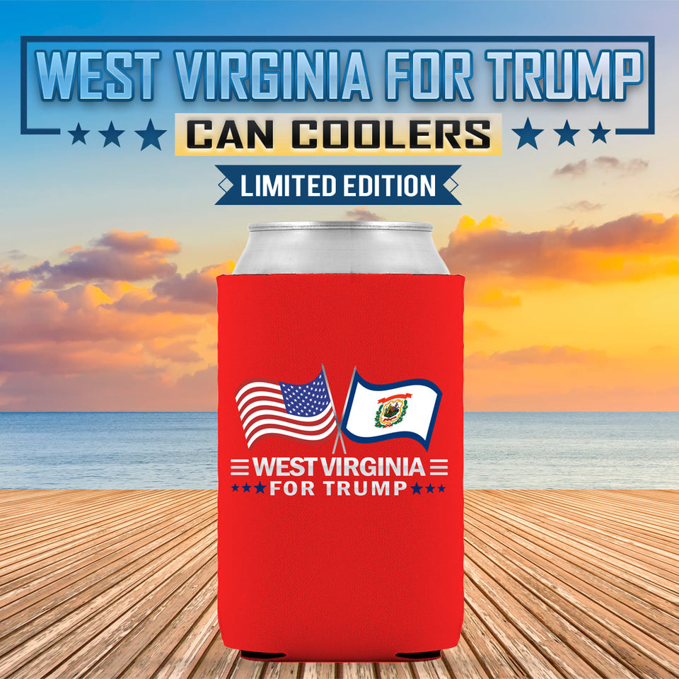 West Virginia For Trump Limited Edition Can Cooler