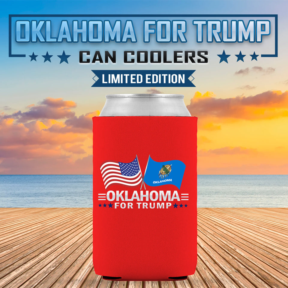 Oklahoma For Trump Limited Edition Can Cooler
