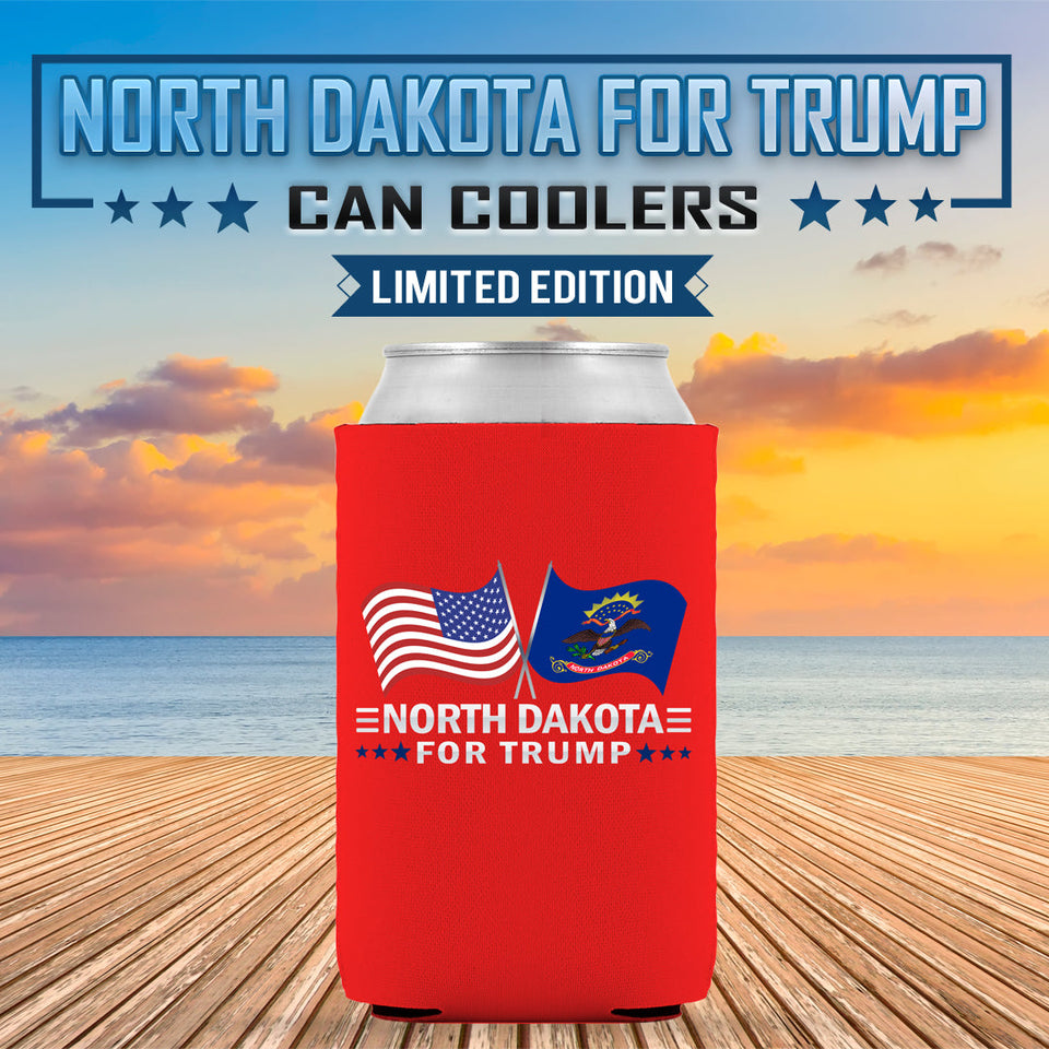 North Dakota For Trump Limited Edition Can Cooler