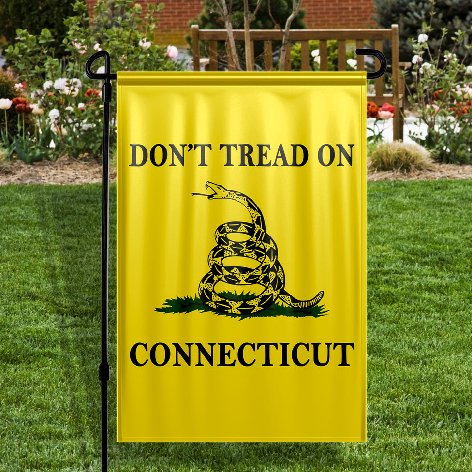Don't Tread On Connecticut Yard Flag- Limited Edition Garden Flag