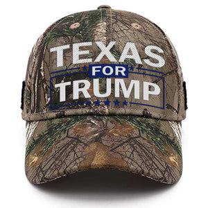 Texas for Trump Camo Hat