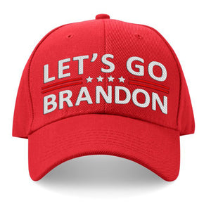 Let Go Brandon Starter Pack - Includes Full Size 3 x 5 Flag - Garden Flag - Embroidered Hat