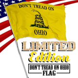Don't Tread on Ohio 3 x 5 Gadsden Flag - Limited Edition