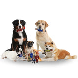 The Squad Includes AOC IIlhan Rashida & Ayanna Pressley Tough Plush Dog Chew Toys with Squeakers - Official Republican Dogs